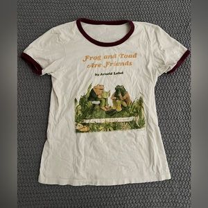 Out of Print Frog and Toad Are Friends Ringer Tee M